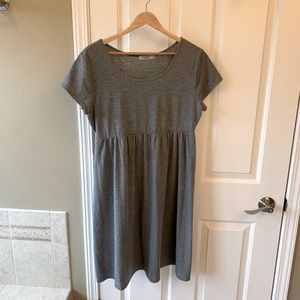 XL Womens Gray Tshirt Dress